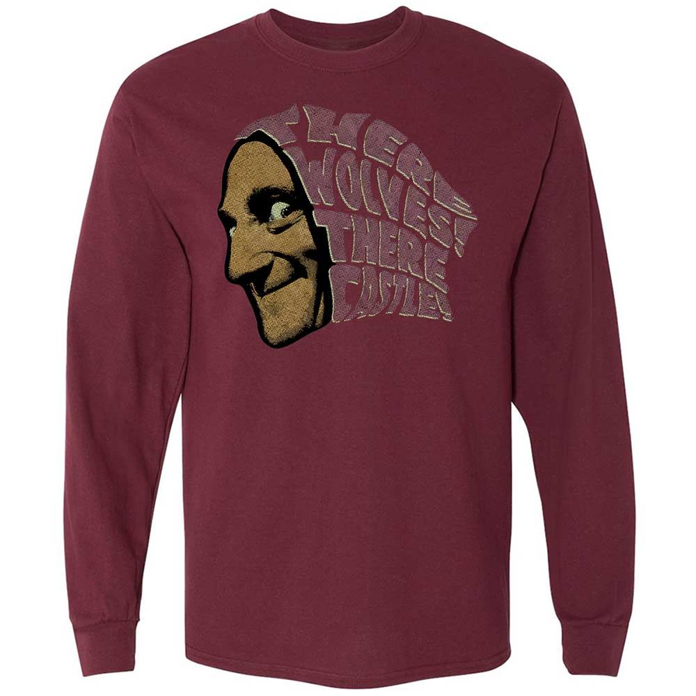 Long Sleeve T-Shirt - CD4TJQFS - Maroon - 6