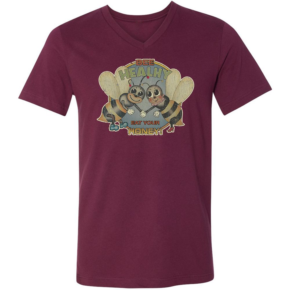 Bee Healthy Eat Your Honey - Maroon - 6