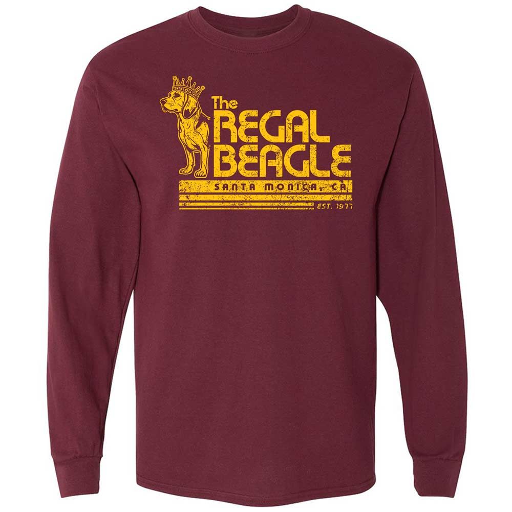 Long Sleeve T-Shirt - YB4FYL88 - Maroon - 6