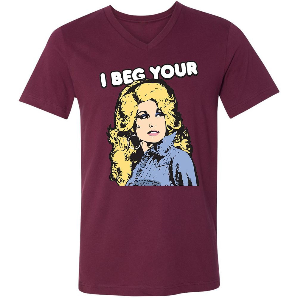Unisex V-Neck T-Shirt - 4PENAXWA - Maroon - 6