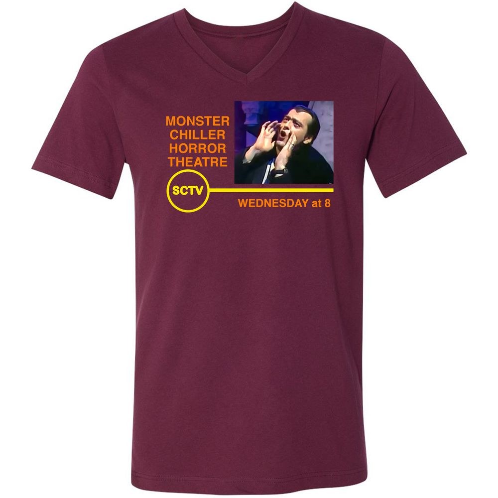 Unisex V-Neck T-Shirt - SV6U6C2U - Maroon - 6