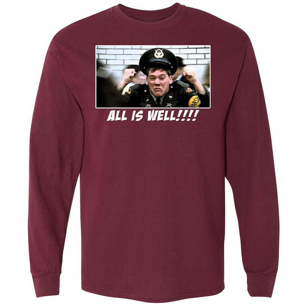 Long Sleeve T-Shirt - 78JN4PUK - Maroon - 6