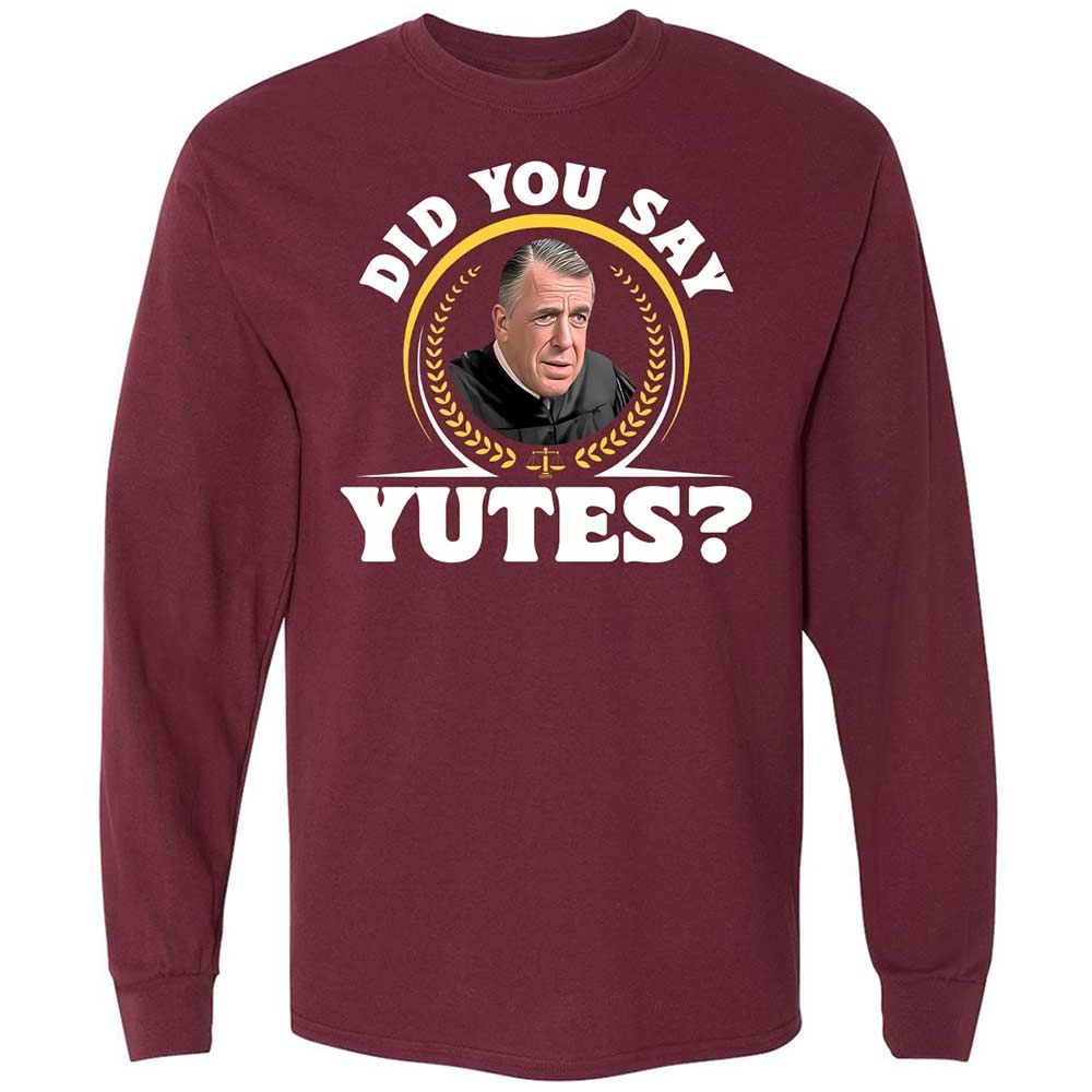 Long Sleeve T-Shirt - 3EUEJFXU - Maroon - 6