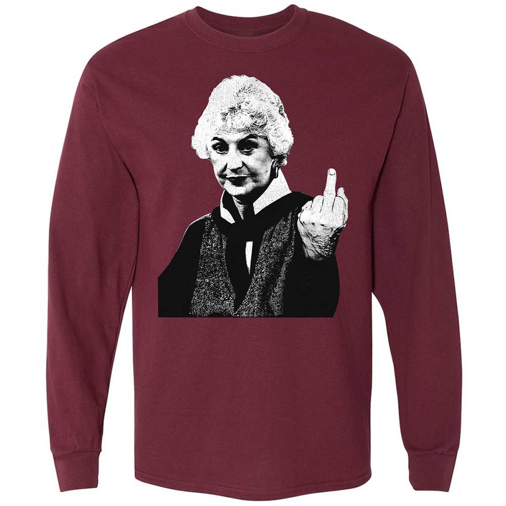 Long Sleeve T-Shirt - 8S78ETXA - Maroon - 6
