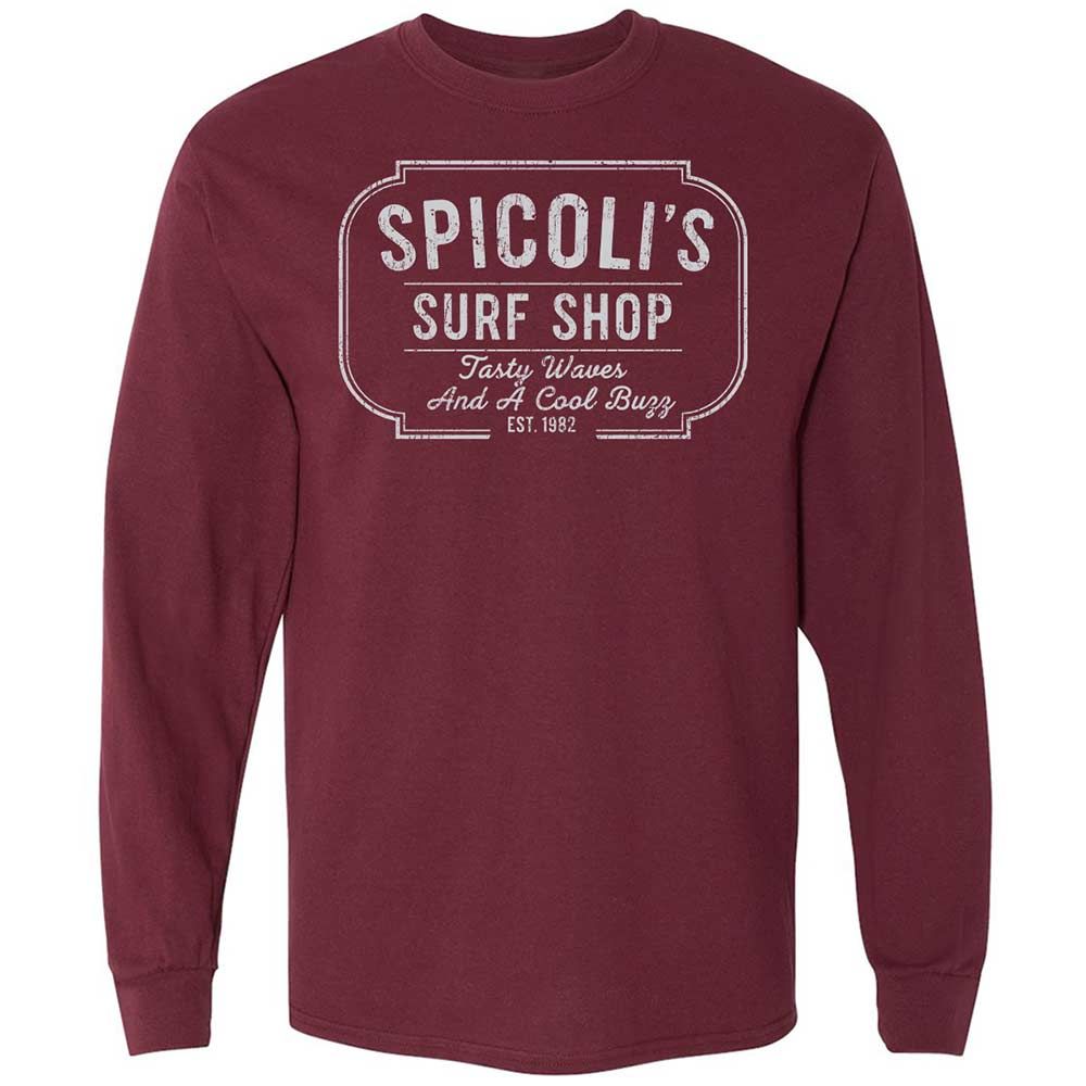 Long Sleeve T-Shirt - WRKZB5J9 - Maroon - 6