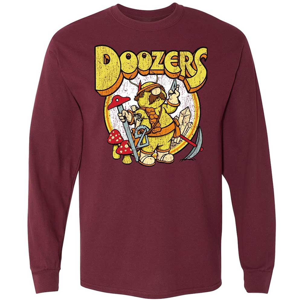 Long Sleeve T-Shirt - TRZ1J6H6 - Maroon - 6