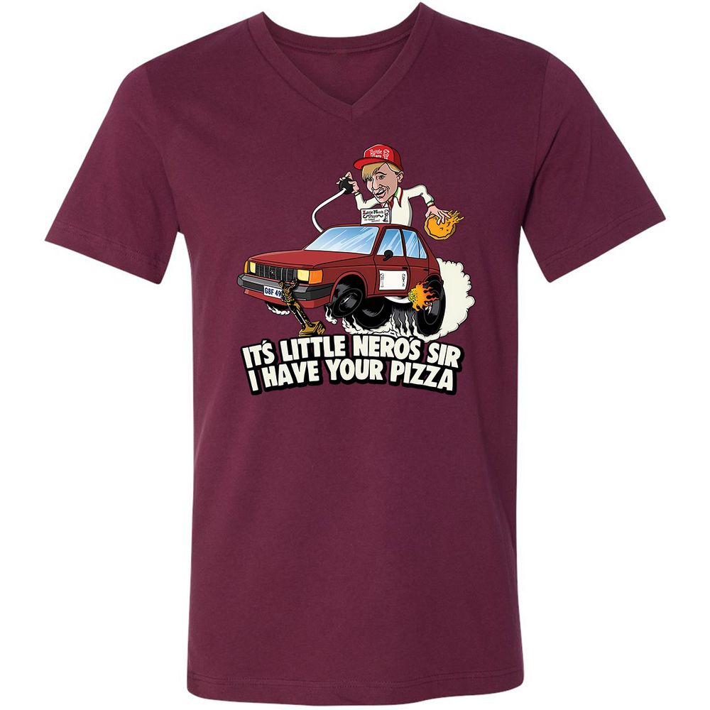 Little Nero's I have your pizza! - Maroon - 6