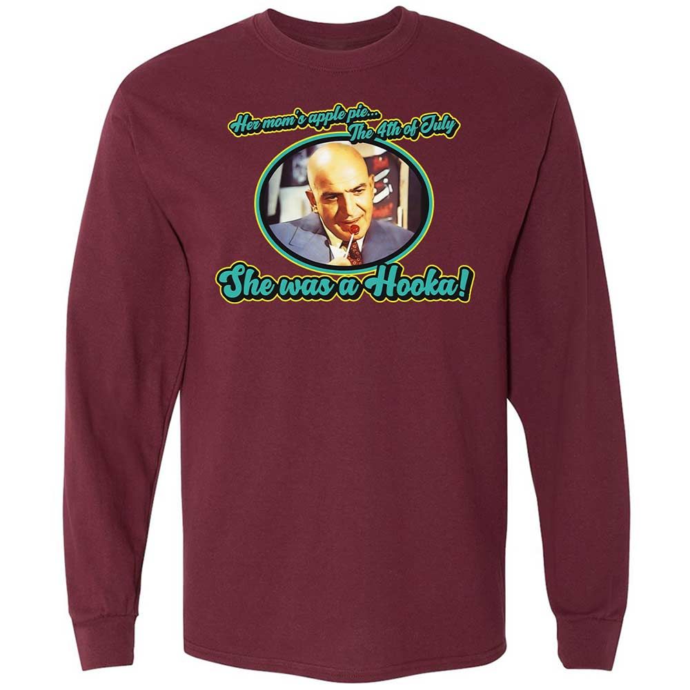 Long Sleeve T-Shirt - LJNX5168 - Maroon - 6