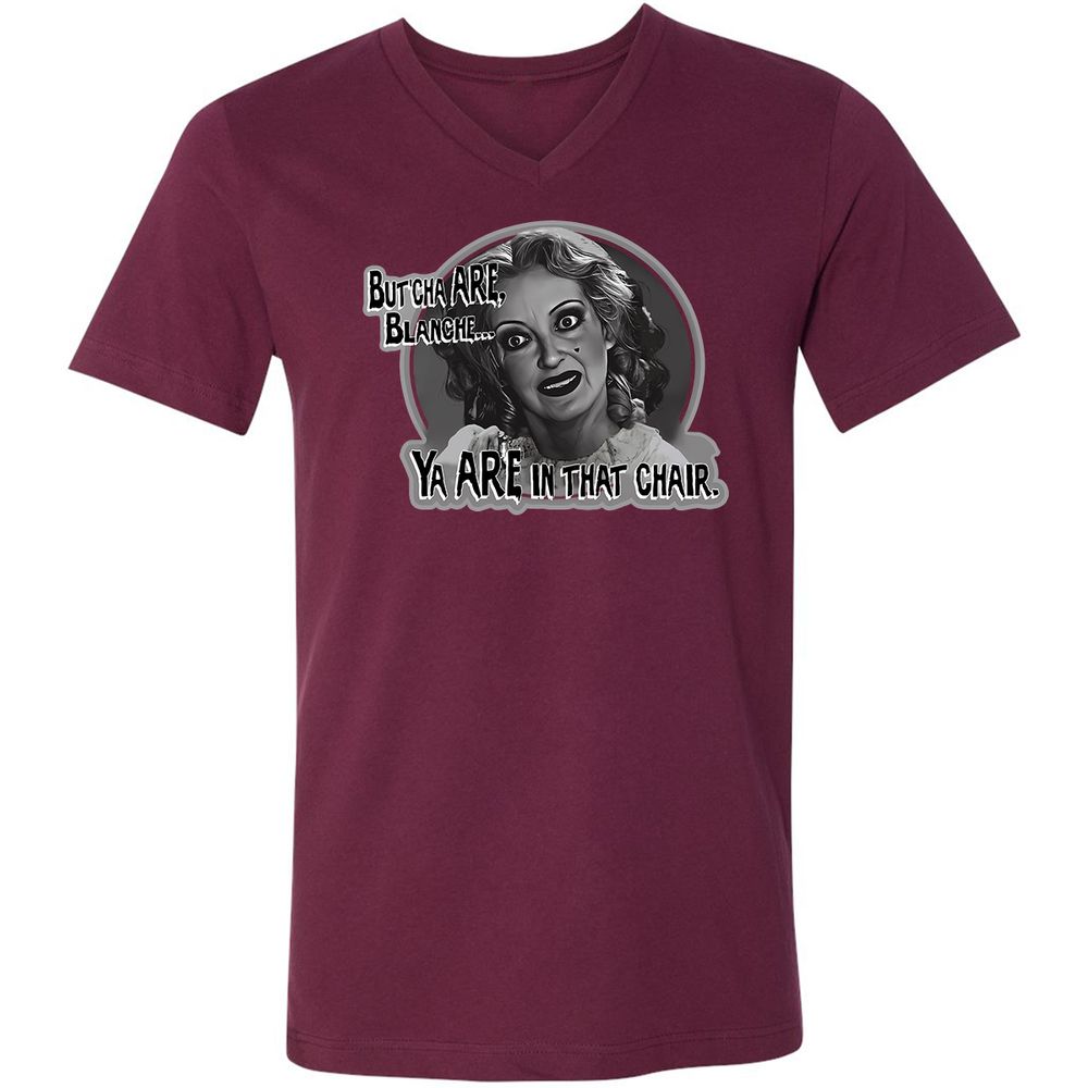 Unisex V-Neck T-Shirt - A5ZWCLLR - Maroon - 6