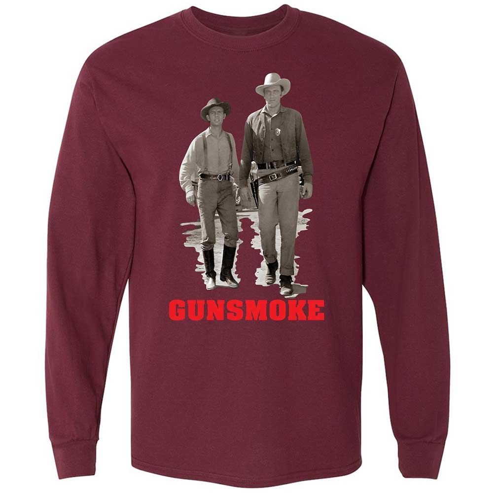Long Sleeve T-Shirt - JBYFY8SX - Maroon - 6