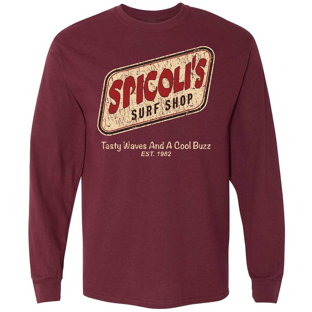 Long Sleeve T-Shirt - VX1HPWUW - Maroon - 6