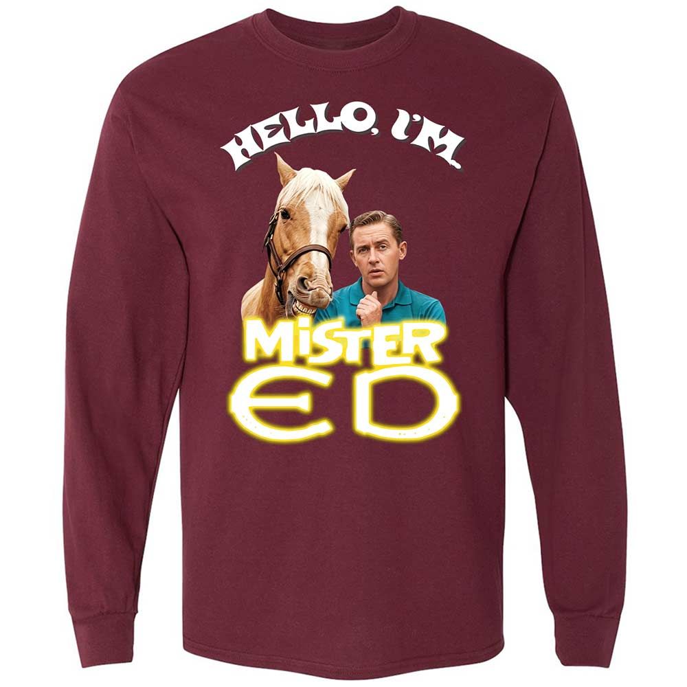 Long Sleeve T-Shirt - 6N3S8N2Z - Maroon - 6