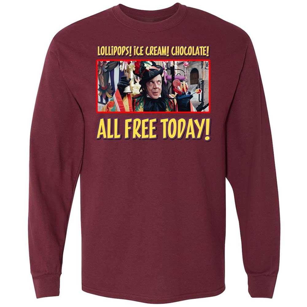 Long Sleeve T-Shirt - UDPLSK64 - Maroon - 6