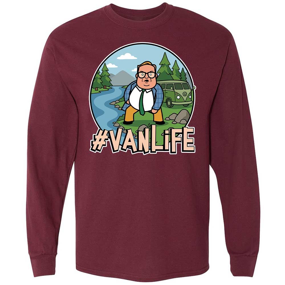 Vanlife living in a van down by the river - Maroon - 6