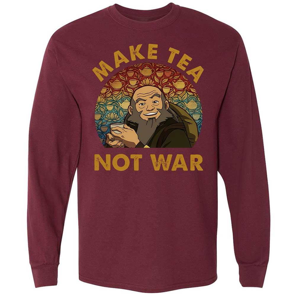 Long Sleeve T-Shirt - 5S7FFBPB - Maroon - 6
