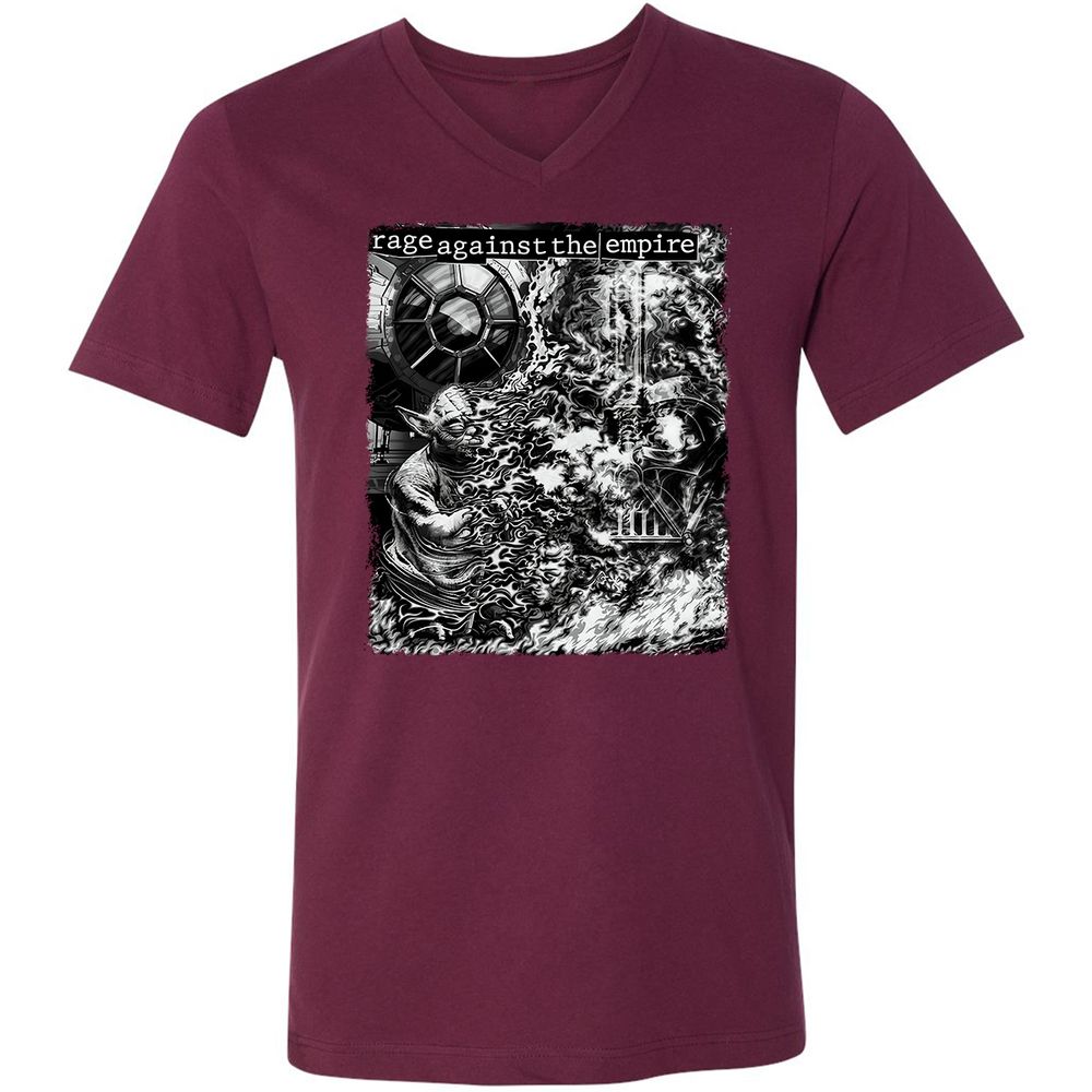 Unisex V-Neck T-Shirt - UG962FCK - Maroon - 6