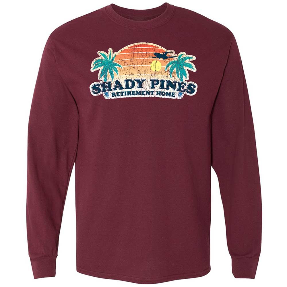 Long Sleeve T-Shirt - P4G3LX1J - Maroon - 6