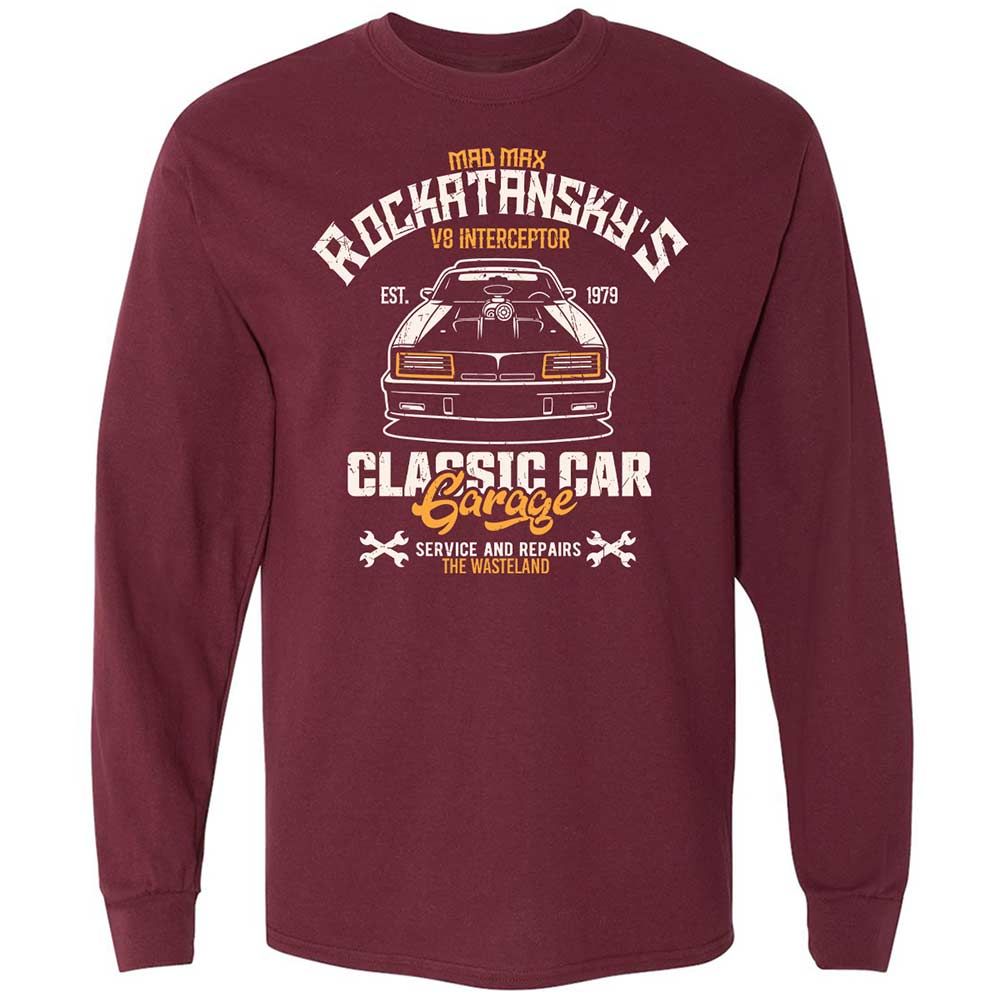 Long Sleeve T-Shirt - 4VMRT11Y - Maroon - 6
