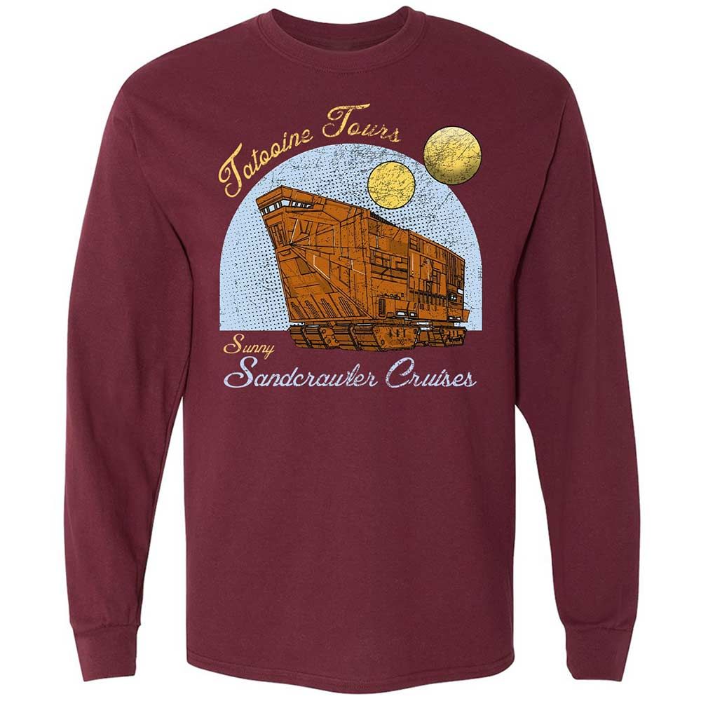 Long Sleeve T-Shirt - EV6GMM21 - Maroon - 6