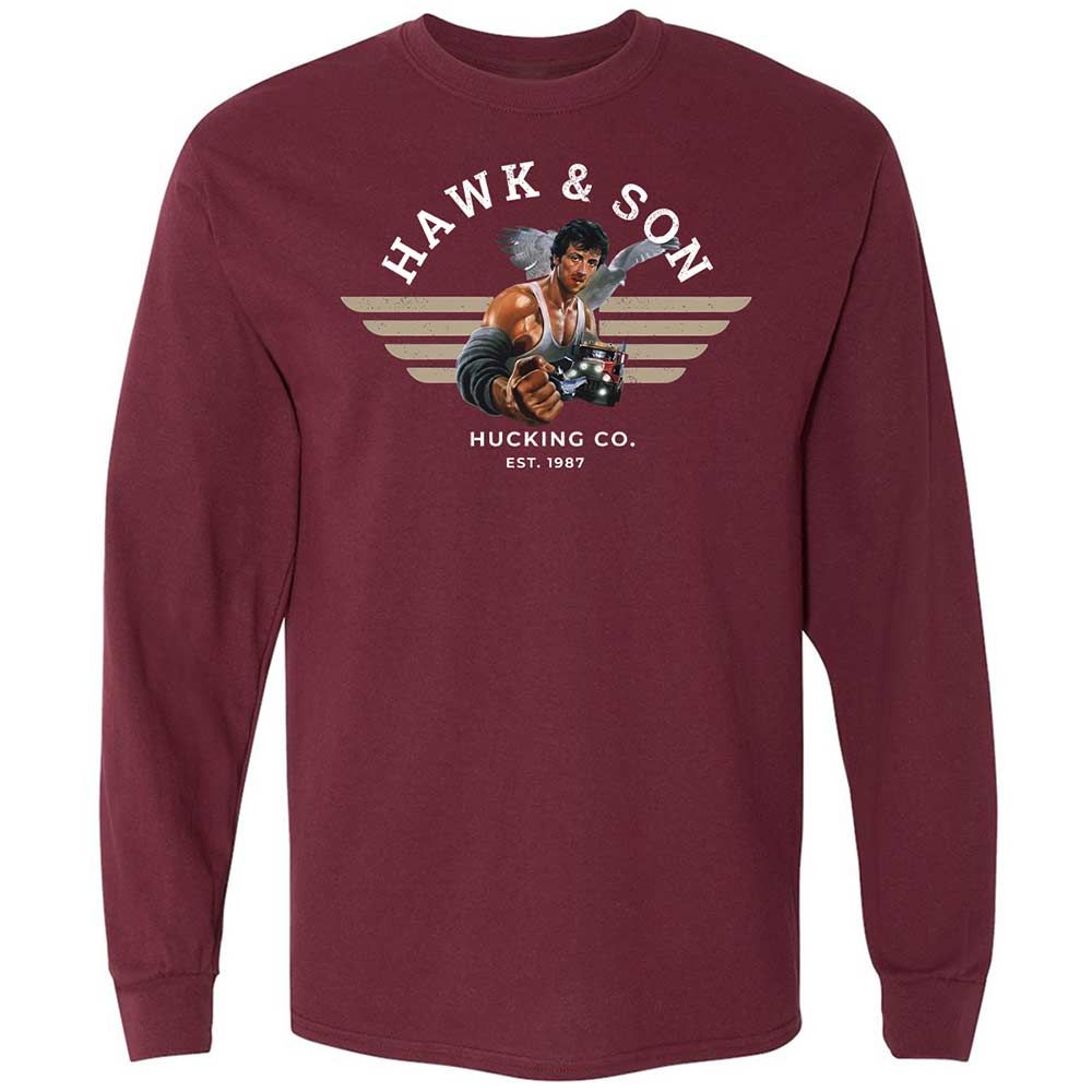 Long Sleeve T-Shirt - 9PAUMB7S - Maroon - 6