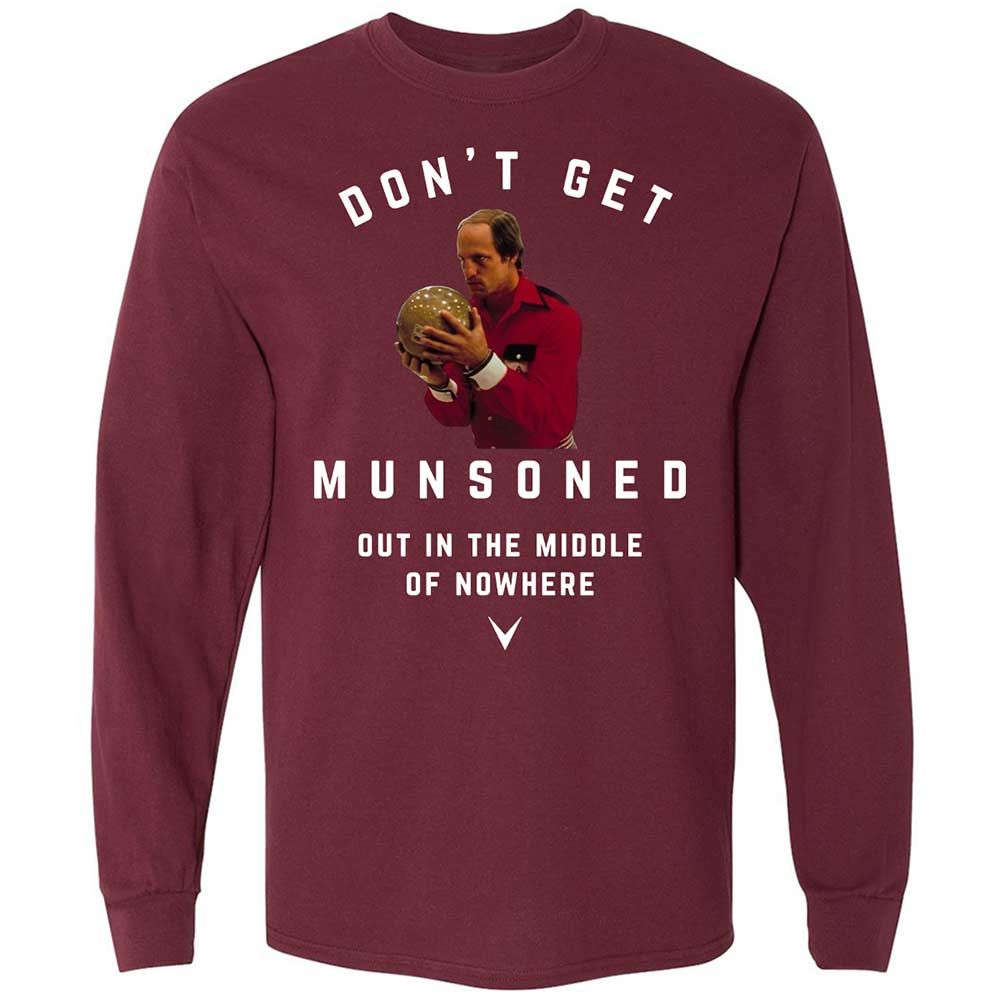 Long Sleeve T-Shirt - JXB6GCWY - Maroon - 6