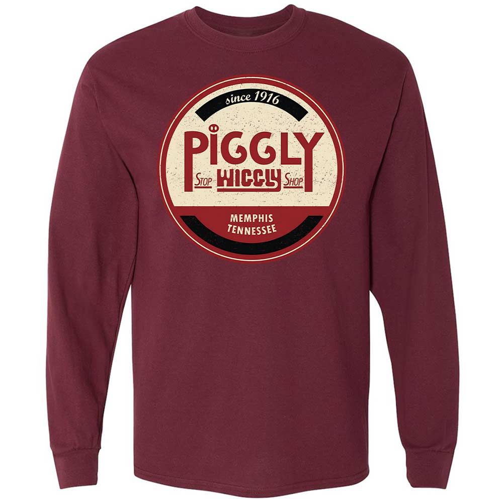 Long Sleeve T-Shirt - 7AB5RR2A - Maroon - 6