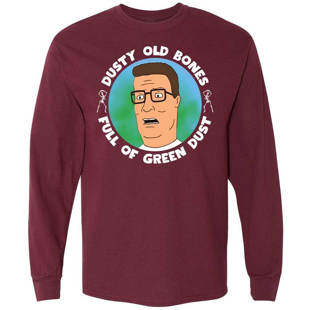 Dusty Old Bones Full of Green - Maroon - 6