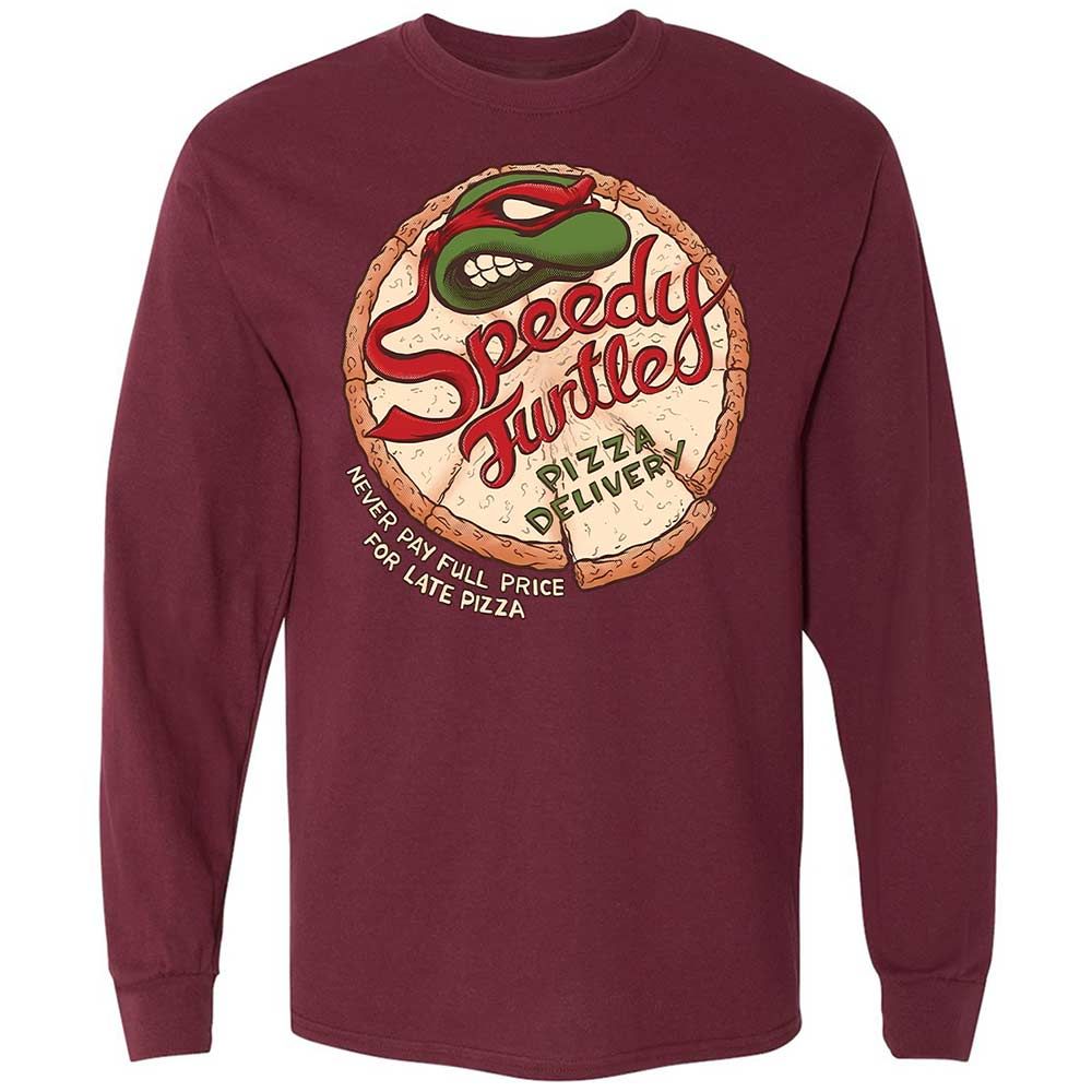 Long Sleeve T-Shirt - WNFW9CSV - Maroon - 6