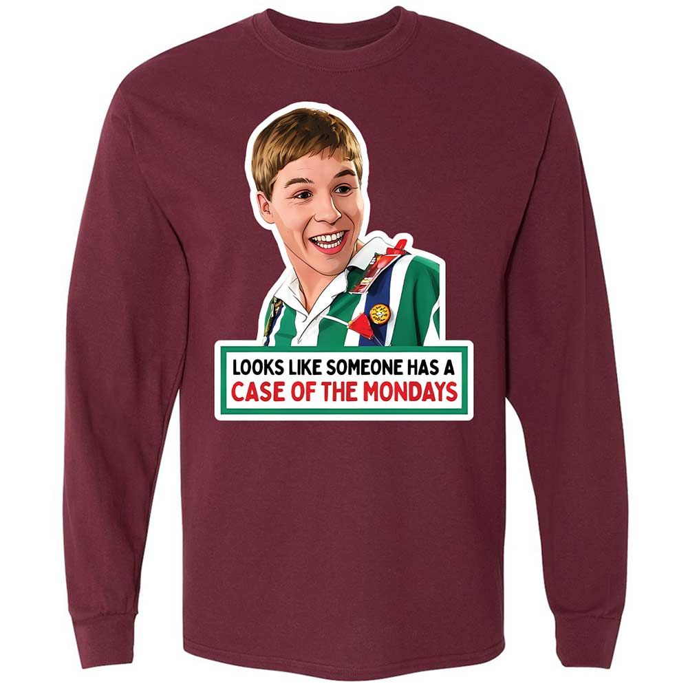 Long Sleeve T-Shirt - ABKEZ3MD - Maroon - 6