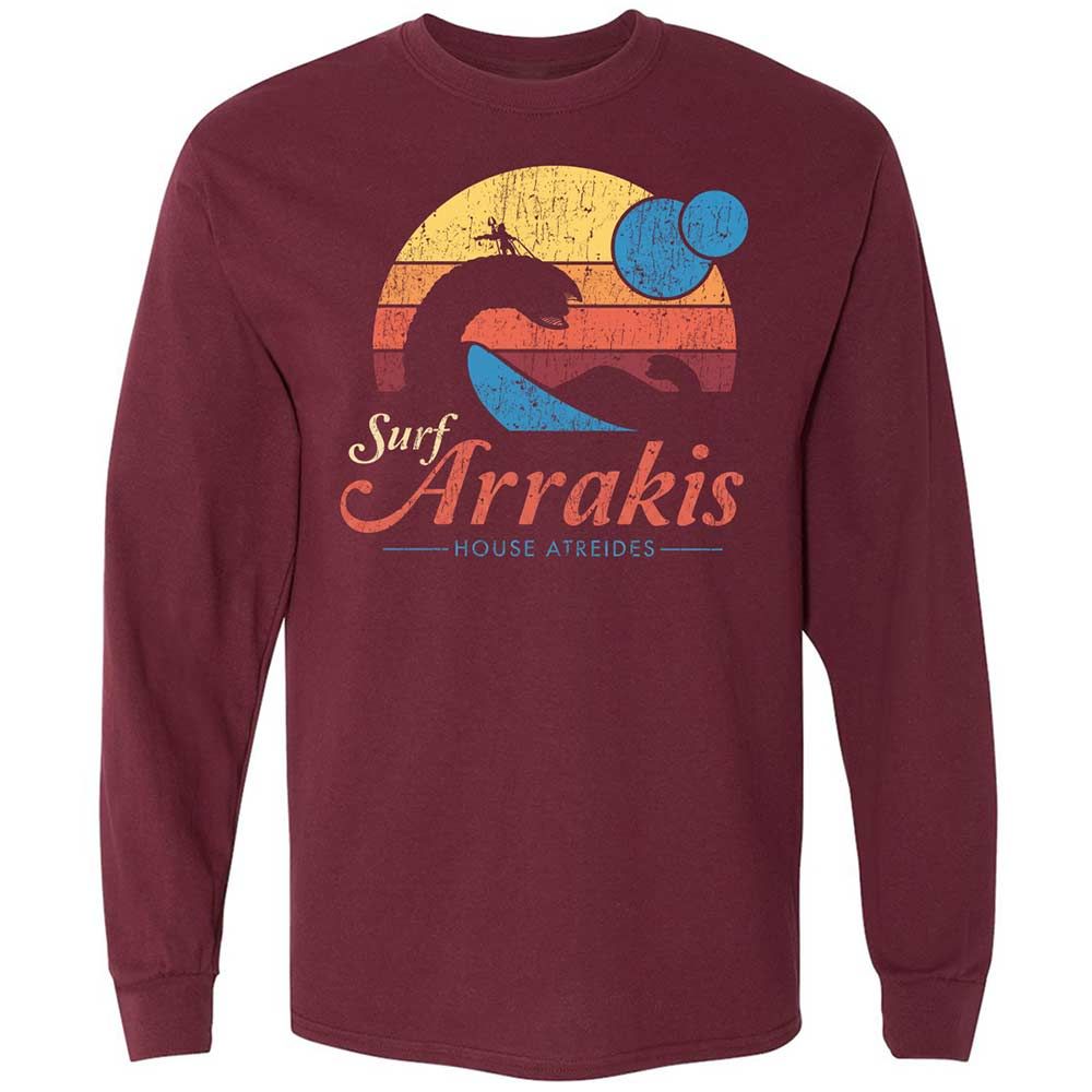 Long Sleeve T-Shirt - 3KBCDFCS - Maroon - 6