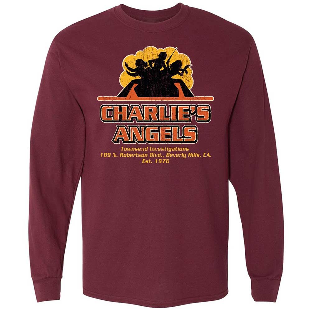 Long Sleeve T-Shirt - 5YRG9L6G - Maroon - 6