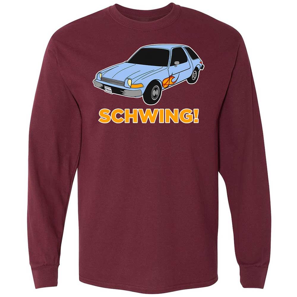 Long Sleeve T-Shirt - AXB6HM7N - Maroon - 6