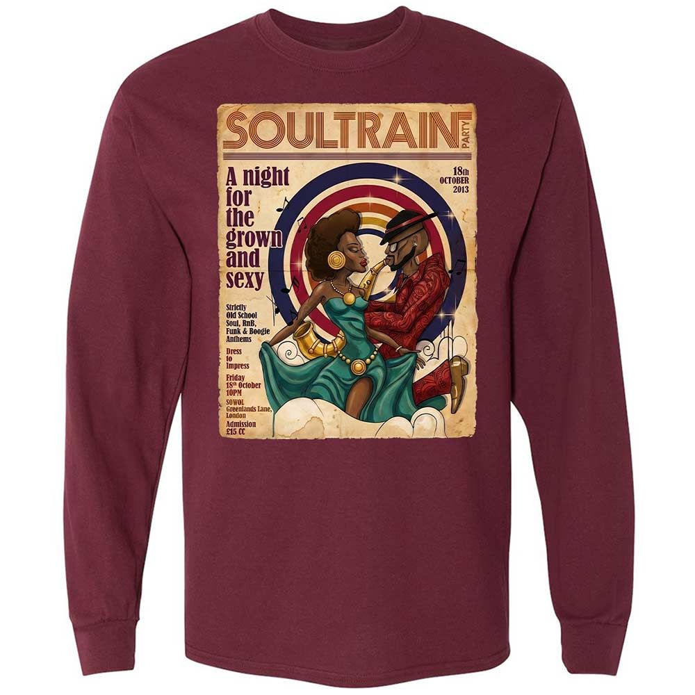 Long Sleeve T-Shirt - 7RW4QVSG - Maroon - 6