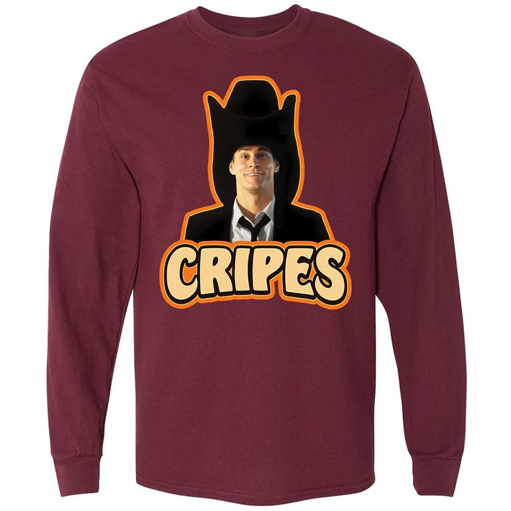 Long Sleeve T-Shirt - 1WTDUGQV - Maroon - 6
