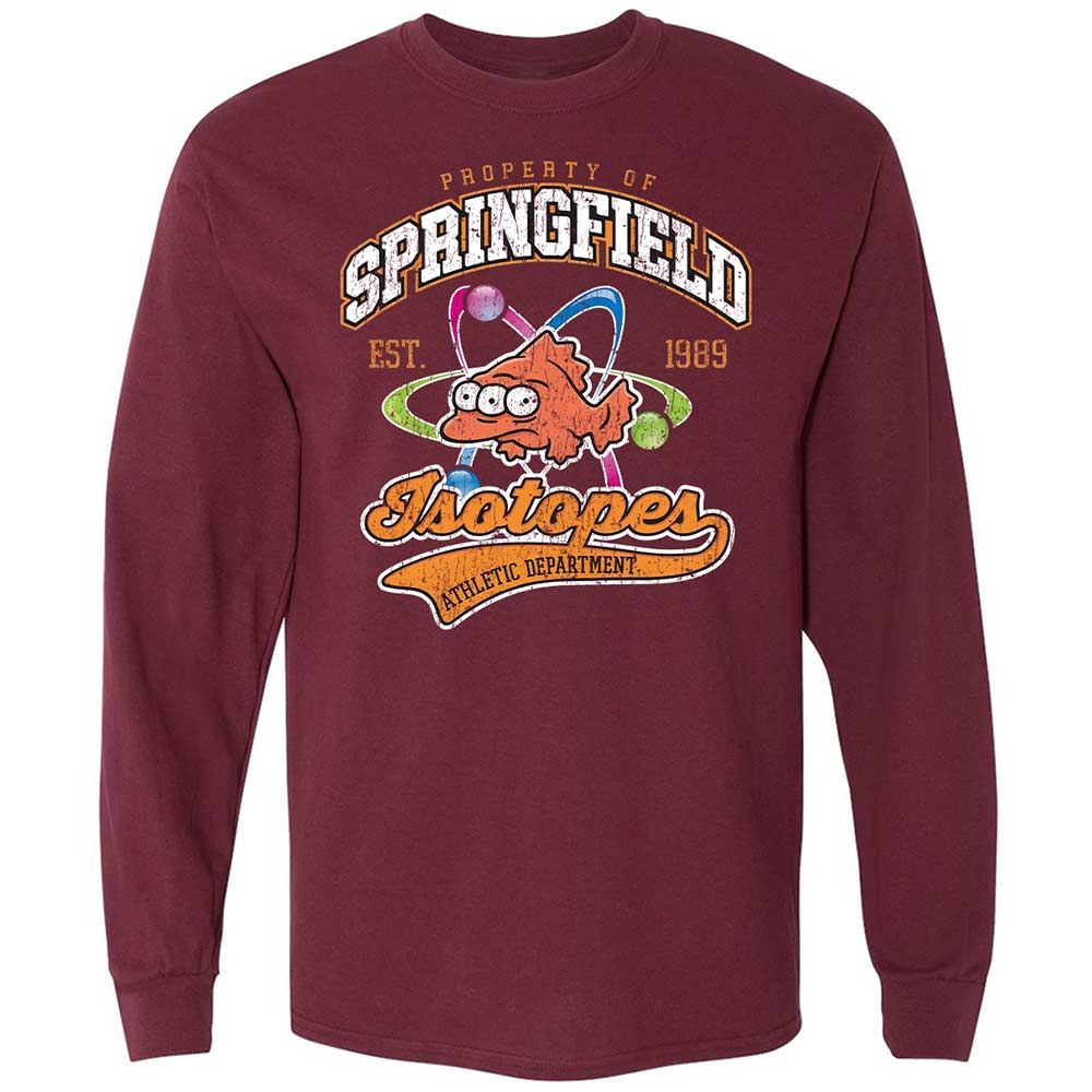 Long Sleeve T-Shirt - D3YWV73A - Maroon - 6