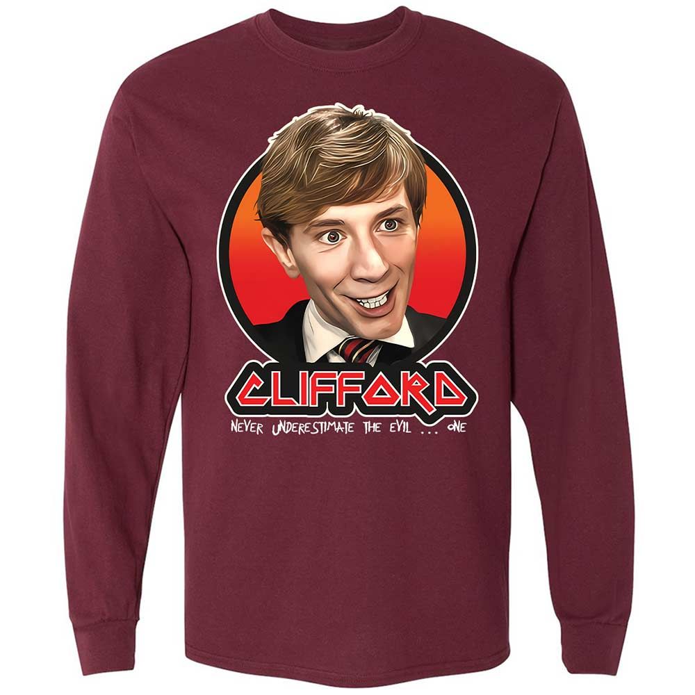 Long Sleeve T-Shirt - AVXY6GQX - Maroon - 6