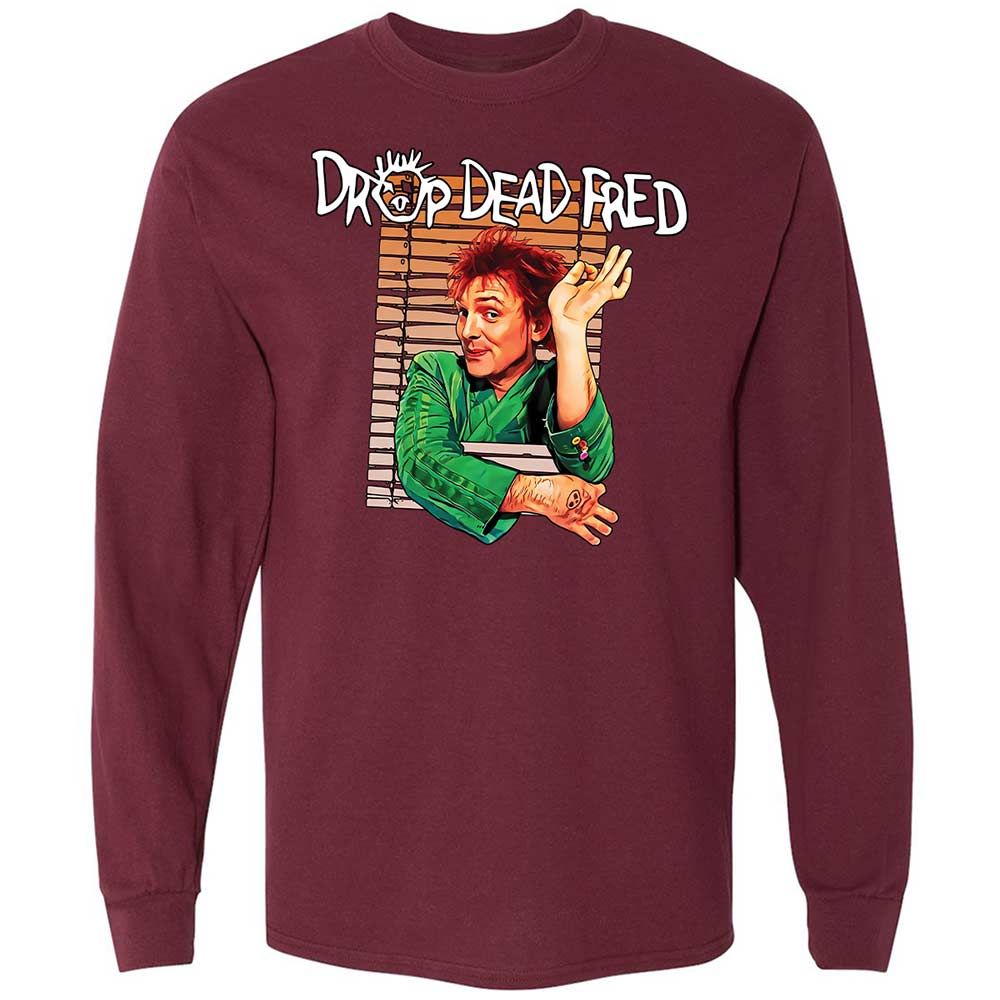 Funny Man Drop Dead Fred - Maroon - 6