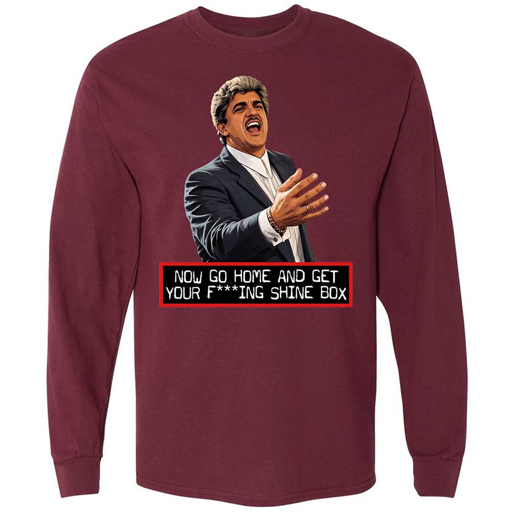Long Sleeve T-Shirt - KBRVH6JL - Maroon - 6