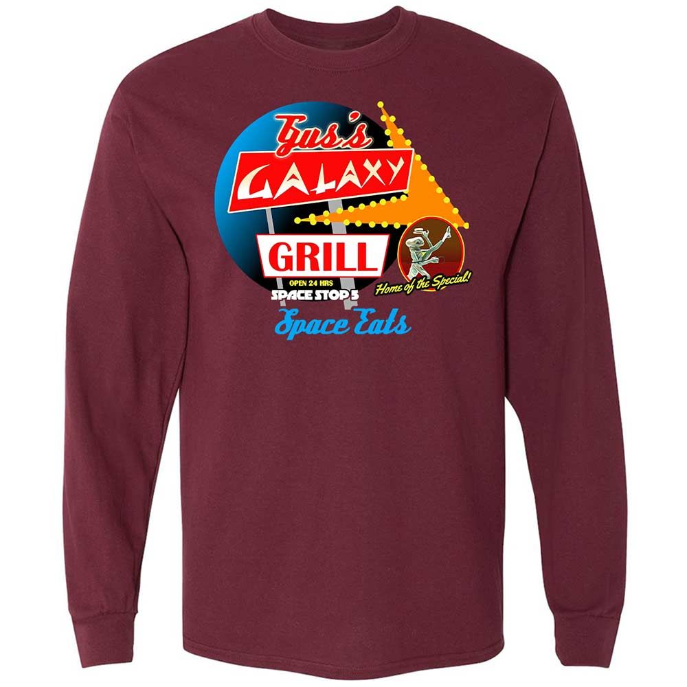 Long Sleeve T-Shirt - DA8BHA3D - Maroon - 6