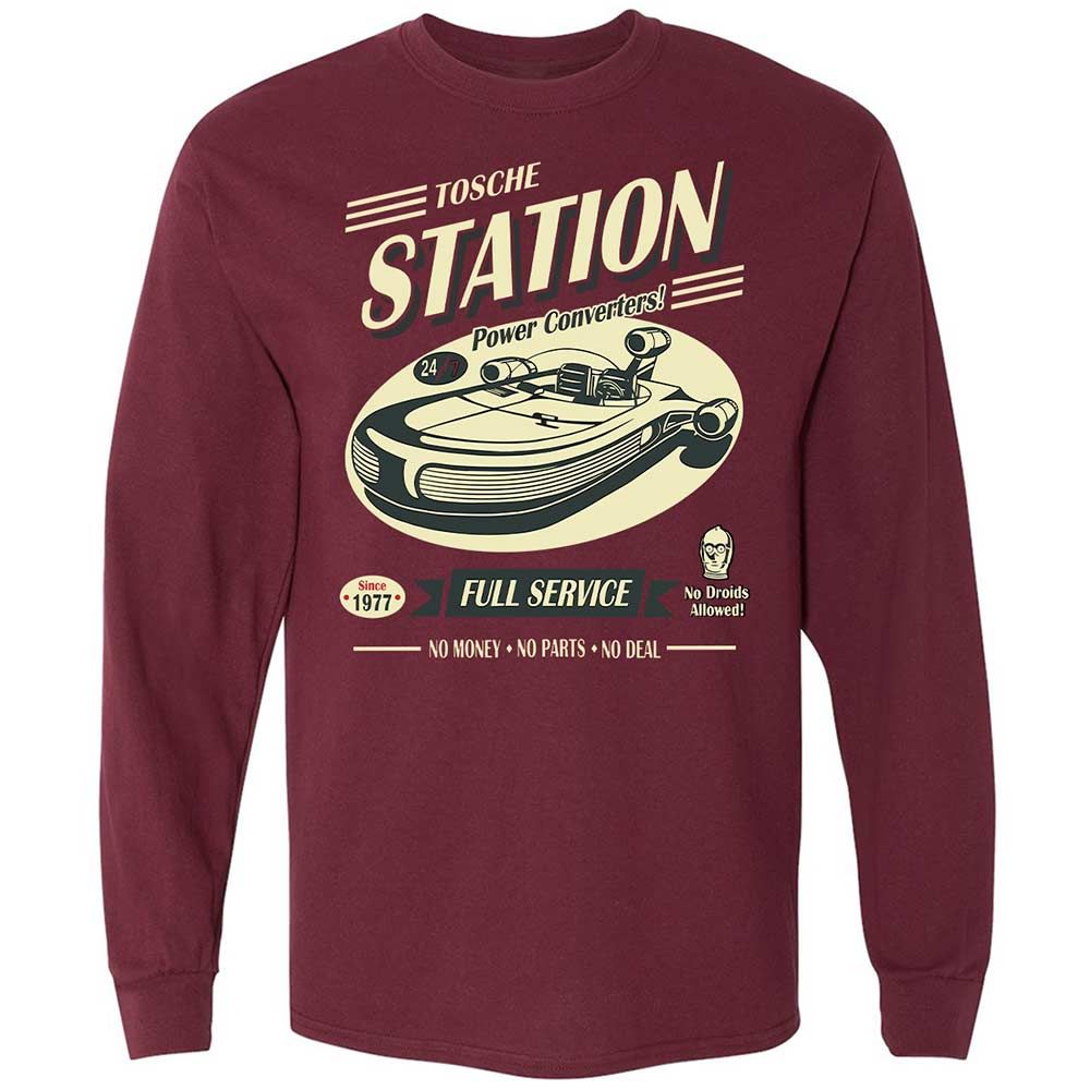 Long Sleeve T-Shirt - FSBM8Q1P - Maroon - 6