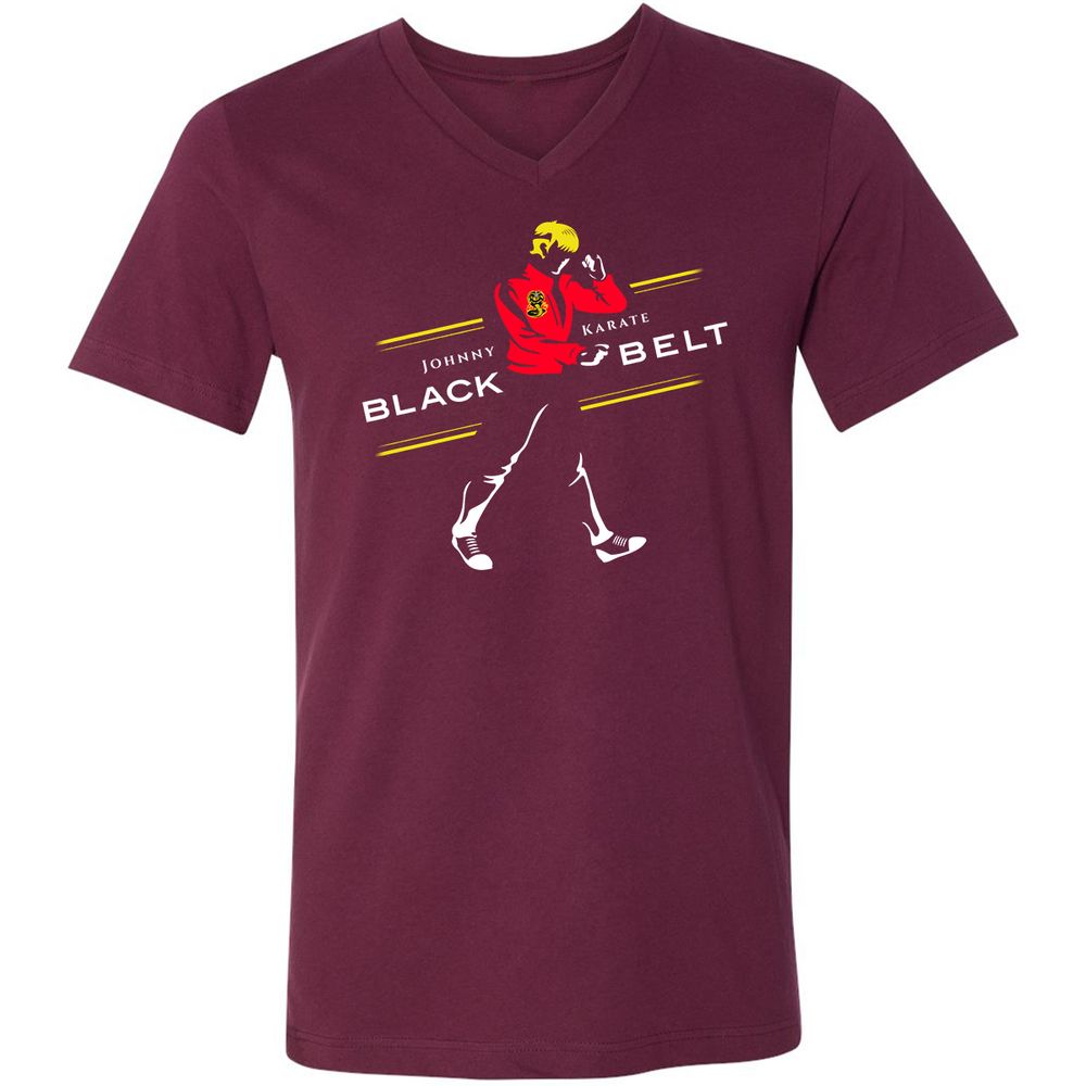 Unisex V-Neck T-Shirt - SC6GEA74 - Maroon - 6