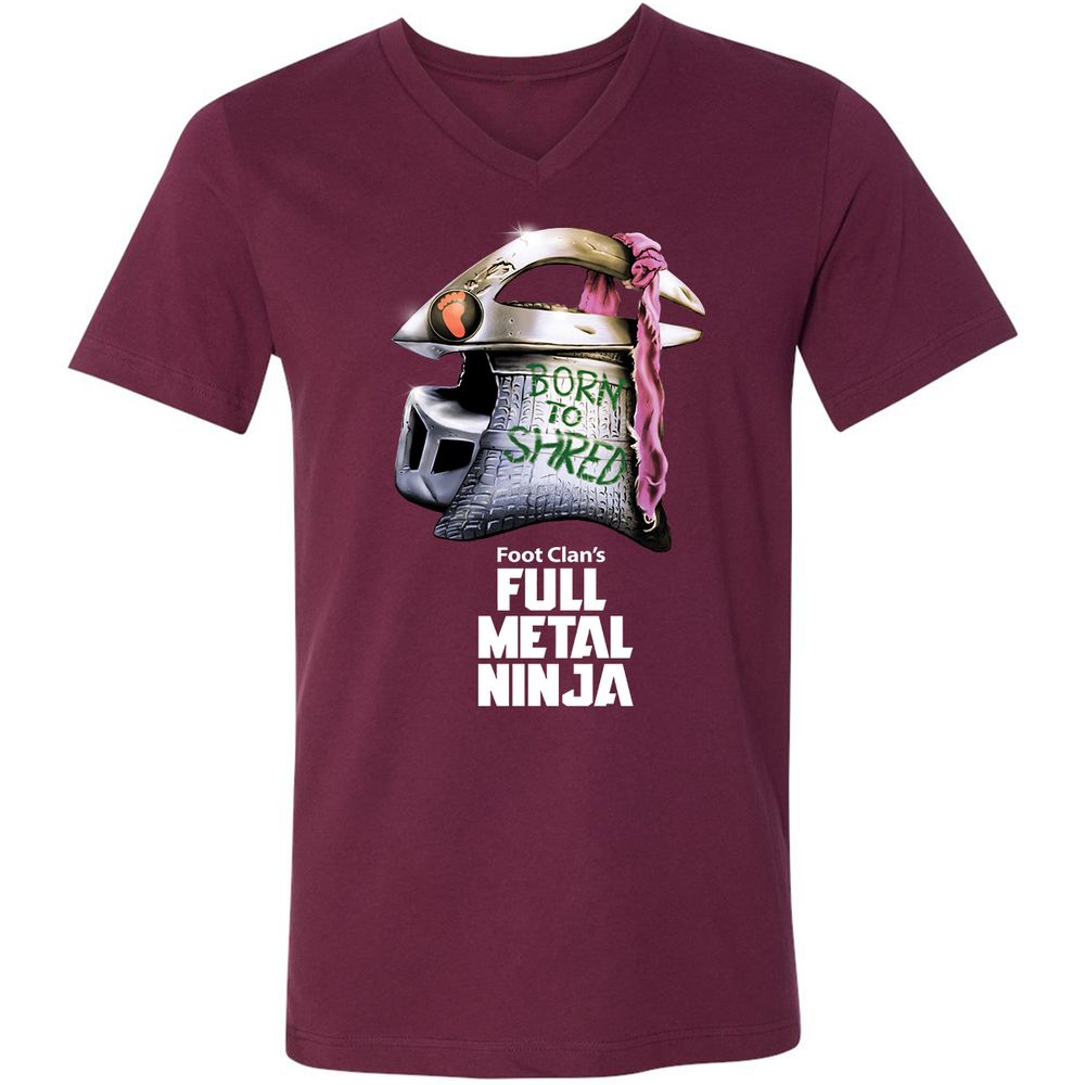 Unisex V-Neck T-Shirt - RC5AA1S6 - Maroon - 6