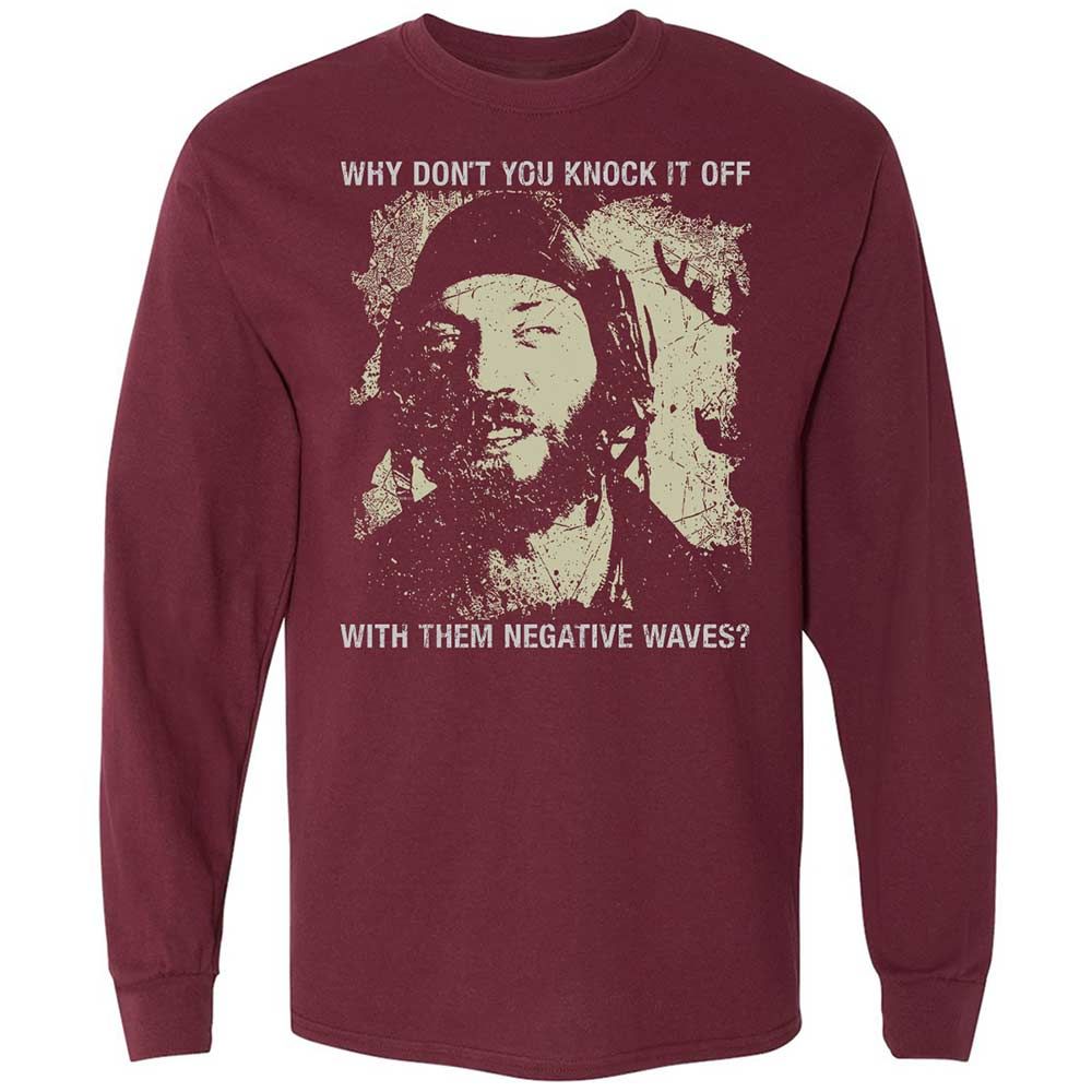 Long Sleeve T-Shirt - LU3PJJEJ - Maroon - 6