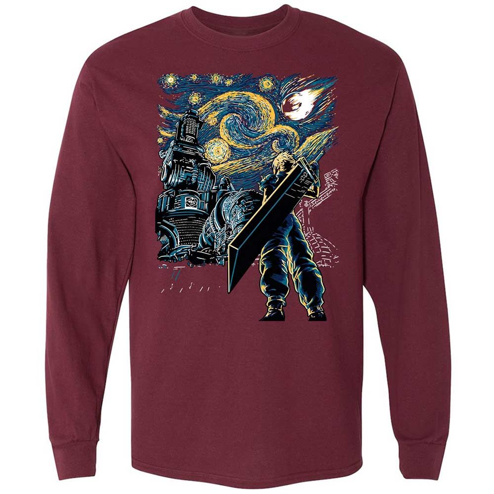 Long Sleeve T-Shirt - 3J7FWS2A - Maroon - 6