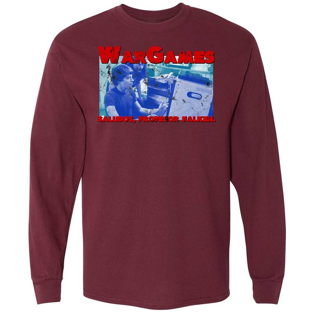 Greetings, Professor Falken - Maroon - 6