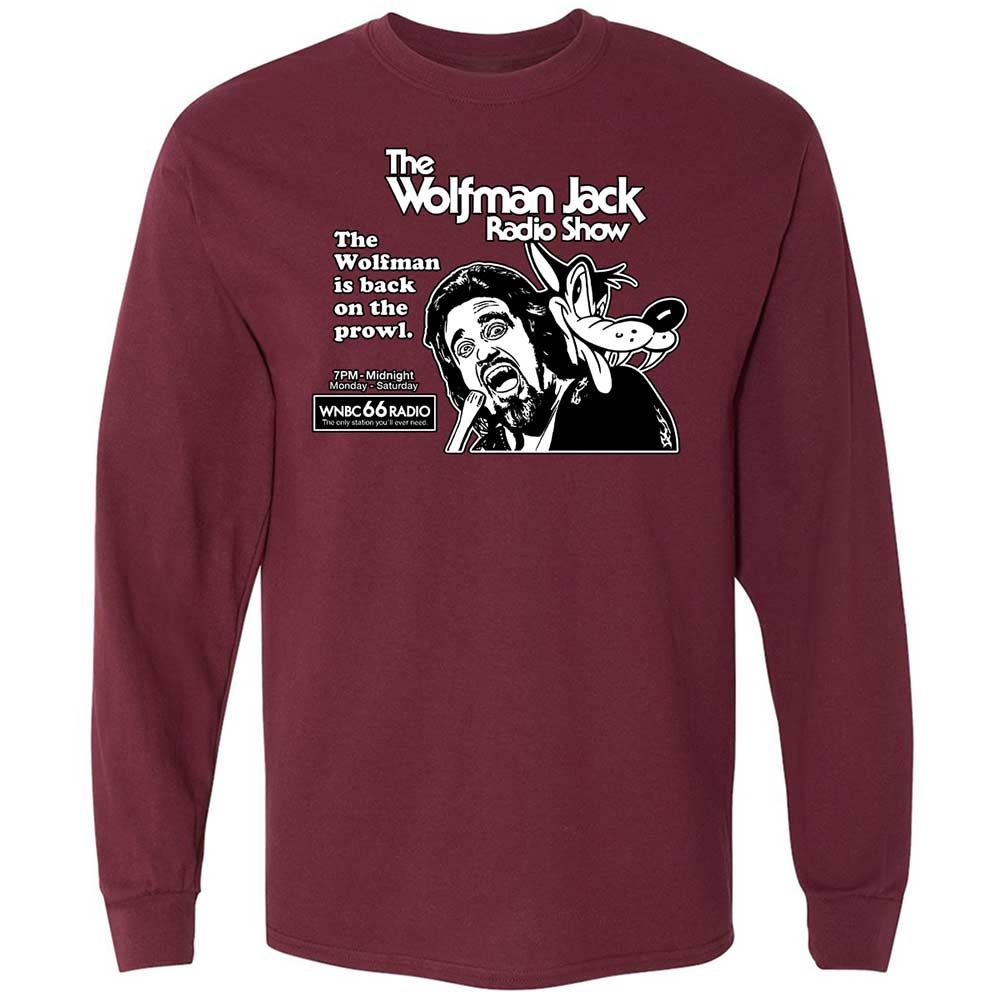 Long Sleeve T-Shirt - 3V2HWCVV - Maroon - 6