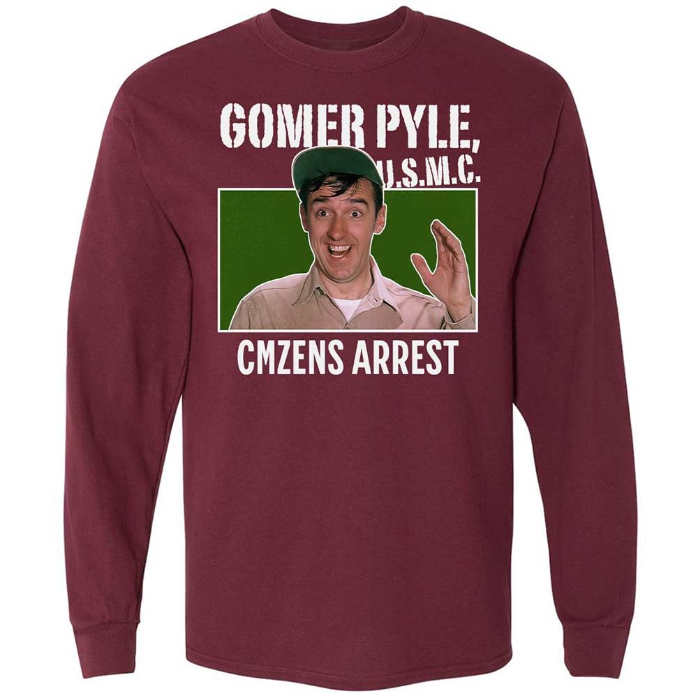 Long Sleeve T-Shirt - W5WTFAK1 - Maroon - 6