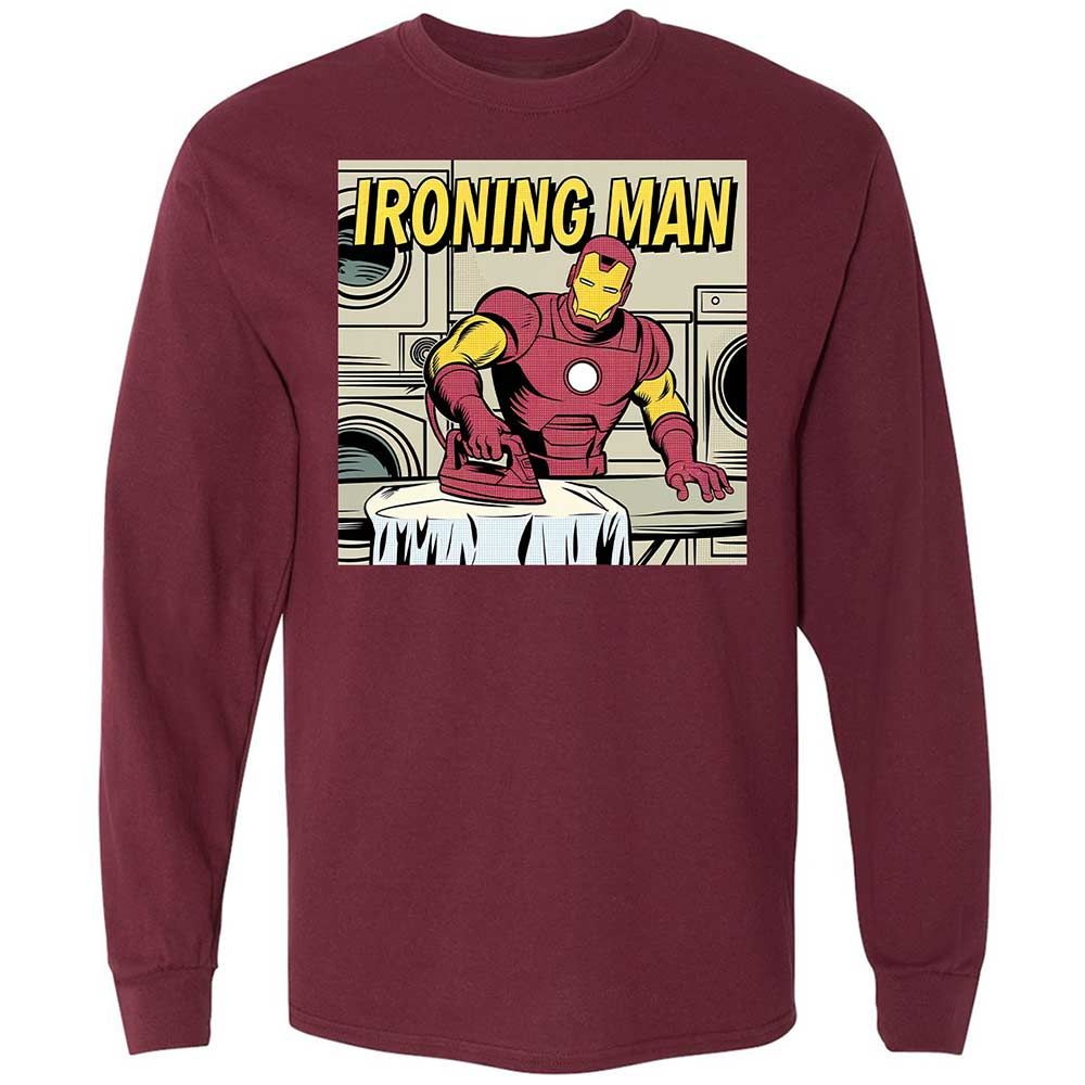 Long Sleeve T-Shirt - K3WA88BM - Maroon - 6