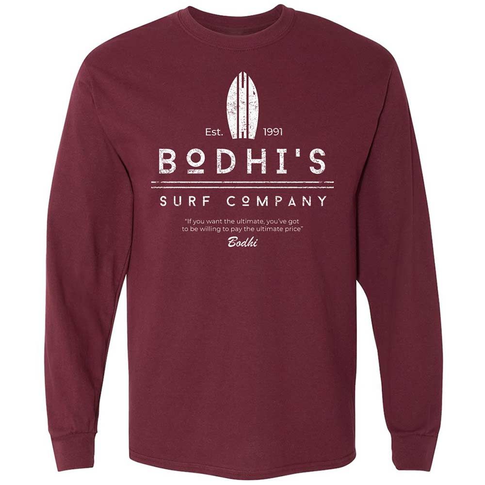 Long Sleeve T-Shirt - MX7KDQXD - Maroon - 6