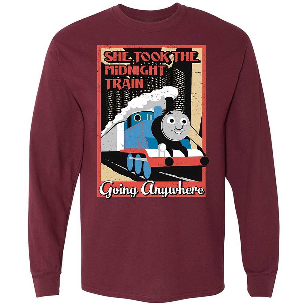 Long Sleeve T-Shirt - KCHR1GFP - Maroon - 6